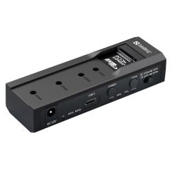 Sandberg 136-49 USB 3.2 Cloner and Dock for M.2 + NVMe + SATA, USB-CUSB-A, 5 Year Warranty