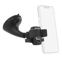 Hama Easy Snap Car Mobile Phone Holder with Suction Cup, 360° Rotation 