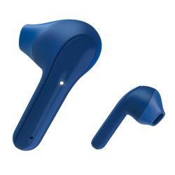 Hama Freedom Light Bluetooth Earbuds with Microphone, Touch Control, Voice Control, ChargingCarry Case Included, Blue