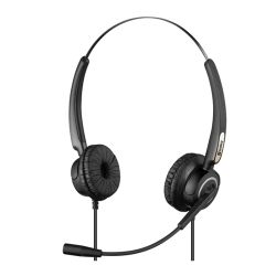 Sandberg 126-13 Office Pro Headset with Boom Mic, USB, 30mm Drivers, In-Line Controls, 5 Year Warranty