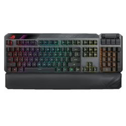 Asus ROG CLAYMORE II RGB Mechanical Gaming Keyboard w PBT Keycaps, WiredWireless, RX Red Mechanical Switches, Fully Programmable Keys, Detachable Numpad & Wrist Rest *US LAYOUT*