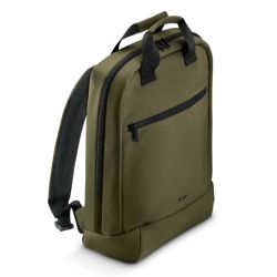 Hama_Ultra_Lightweight_Laptop_Backpack_Up_to_14.1_Padded_Compartment_Front_Pocket_Trolley_Strap_Water-Repellent_Eco-Friendly_Olive_Green