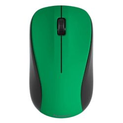 Hama MW-300 V2 Wireless Optical Mouse, 3 Buttons, Quiet, Ambidextrous, GreenBlack