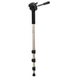 Hama Star 78 Mono Camera Monopod, 3D Tilt Head, 176cm Max Height, 6.4mm Thread, Quick-Release Plate, Spirit Level, Bag