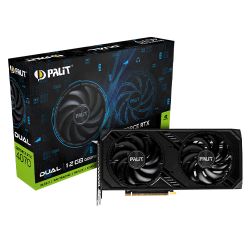 Palit RTX4070 DUAL,12GB DDR6, HDMI, 3 DP, 2475MHz Clock, RGB Lighting