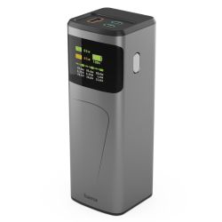 PB-HAMHIGH20000MAH-65W - Hama High Power 65W 20000mAh Power Pack, 2x USB-C, USB-A, Fast Charging, Colour Display Hama High Power 65W 20000mAh Power Pack, 2x USB-C, USB-A, Fast Charging, Colour Display
