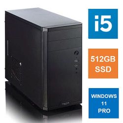 Spire_MATX_Tower_PC_Fractal_Core_1100_Case_i5-12400_8GB_3200MHz_512GB_SSD_Bequiet_550W_No_Optical_KB_&_Mouse_Windows_11_Pro