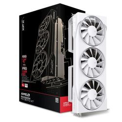 XFX RX9070 XT Swift White Gaming Edition, PCIe5, 16GB DDR6, HDMI, 3 DP, 2970MHz Clock