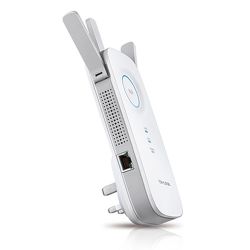 TP-LINK RE450 AC1750 450+1300 AC Dual Band Wall-Plug WiFi Range Extender, GB LAN, AP Mode