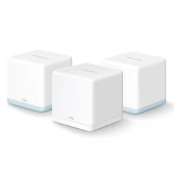 Mercusys HALO H1200G 3-Pack AC1200 Whole-Home Mesh Wi-Fi System, Dual Band, AP Mode