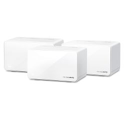 Mercusys HALO H90X 3-Pack AX6000 Dual Band Whole Home Mesh Wi-Fi 6 System, 2.5Gbps Multi-Gig Ports, OFDMA & MU-MIMO