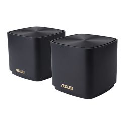 Asus ZenWiFi XD4 Plus AX1800 Dual Band Mesh Wi-Fi 6 System, 2 Pack, AiMesh, AiProtection, Wall Mountable, Black