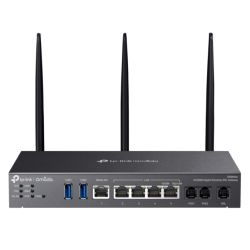 TP-LINK DR3650v Omada AX3000 Wi-Fi 6 Gigabit Desktop DSL Gateway, Dual Band, VDSL2 35b, USB 3.0, VoIP Support, Centralized
Management, Mesh Technology