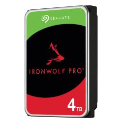 Seagate 3.5, 4TB, SATA3, IronWolf Pro NAS Hard Drive, 7200RPM, 256MB Cache, CMR, OEM