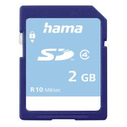 Hama 2GB SD Card, Class 4, 10MBs