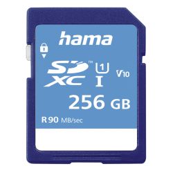 Hama 256GB SDXC Card, UHS-I Class 10, 90MBs