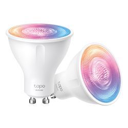 TP-LINK_TAPO_L630_2-Pack_Smart_Wi-Fi_Spotlight_Multicolour_Single_Unit_White_Tunable_Dimmable_Schedule_&_Timer_AppVoice_Control_GU10_Lamp_Base