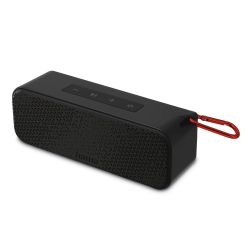 Hama PowerBrick 2.0 Bluetooth3.5mm Jack 8W Portable Loudspeaker, 2500mAh Battery, IPX4 Splashproof, Carabiner, Black