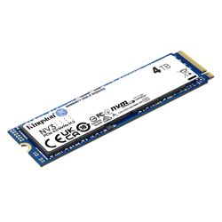 Kingston 4TB NV3 M.2 NVMe Gen4 SSD, M.2 2280, PCIe4, RW  60005000 MBs