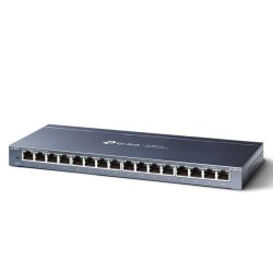 TP-LINK TL-SG116 16-Port Gigabit Unmanaged Desktop Switch, Steel Case