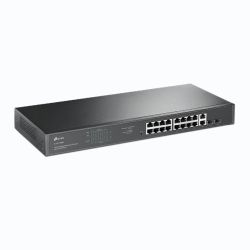 TP-LINK TL-SG1218MP 18-Port Gigabit Unmanaged PoE+ Rackmount Switch, 16-Port PoE+, 2 SFP Ports