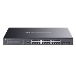 TP-LINK SG3428XMPP Omada 24-Port Gigabit and 4-Port 10GE SFP+ L2+ Managed Switch with 16-Port PoE+ & 8-Port PoE++ Rackmountable