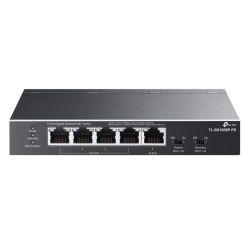 TP-LINK TL-SG1005P-PD 5-Port Gigabit Desktop PoE+ Switch with 1-Port PoE++ In and 4-Port PoE+Out, Long-Range PoE+