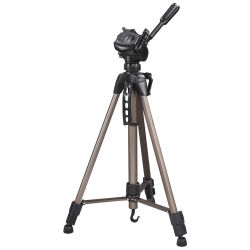 Hama Star 61 Camera Tripod, 3D Tilt Head, 153cm Max Height, 6.4mm Thread, Quick-Release Plate, Spirit Level, Bag