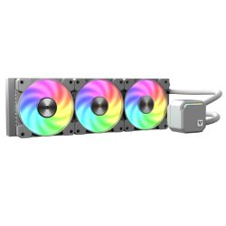 WC-VIDTRIFROST360-WHT - Vida TriFrost 360mm ARGB Liquid CPU Cooler, 3x ARGB PWM Fans, ARGB CPU Block, 300W TDP, White Vida TriFrost 360mm ARGB Liquid CPU Cooler, 3x ARGB PWM Fans, ARGB CPU Block, 300W TDP, White